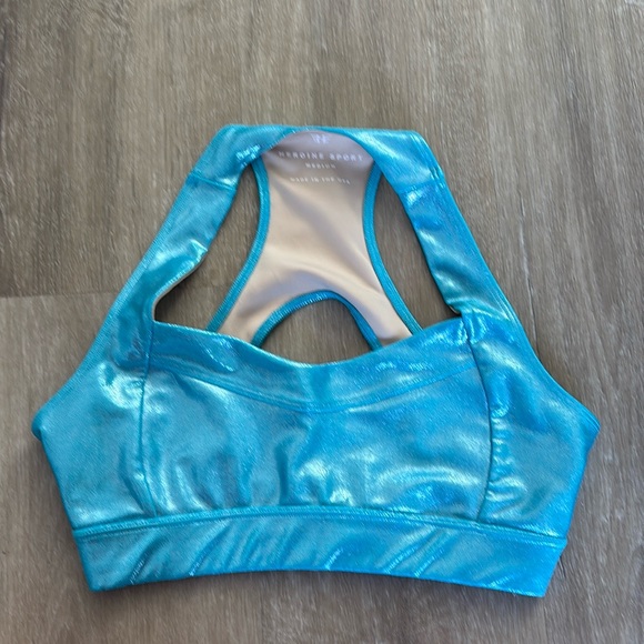 Heroine Sport Other - Heroine Sport Blue Metallic Sports Bra